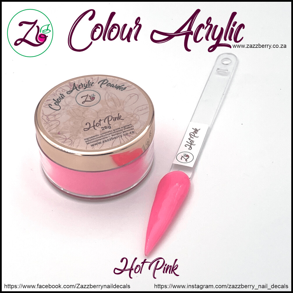 Hot Pink Acrylic Powder 10g