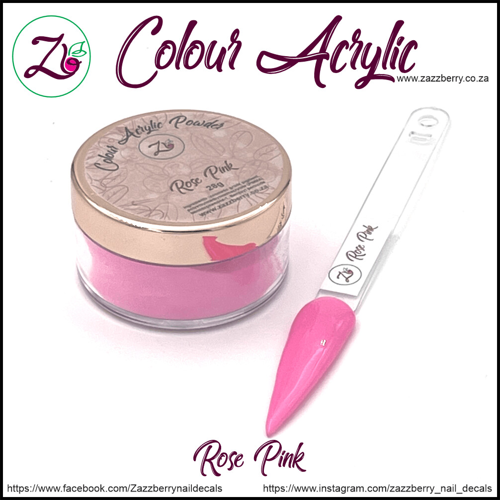 Rose Pink Acrylic Powder (28g)