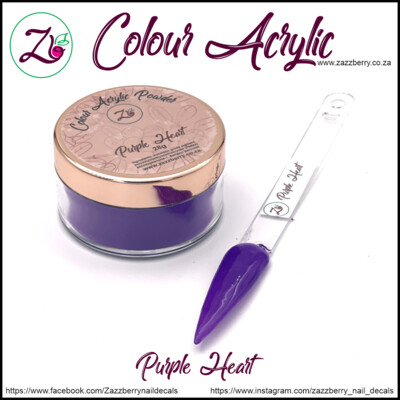 Purple Heart Acrylic Powder 10g