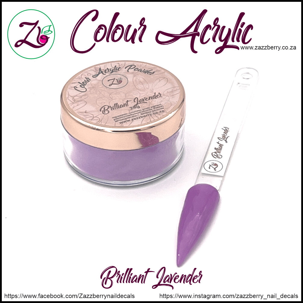 Brilliant Lavender Acrylic Powder (28g)