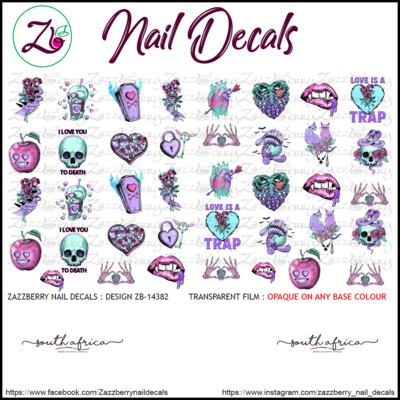 Pastel Goth Valentine