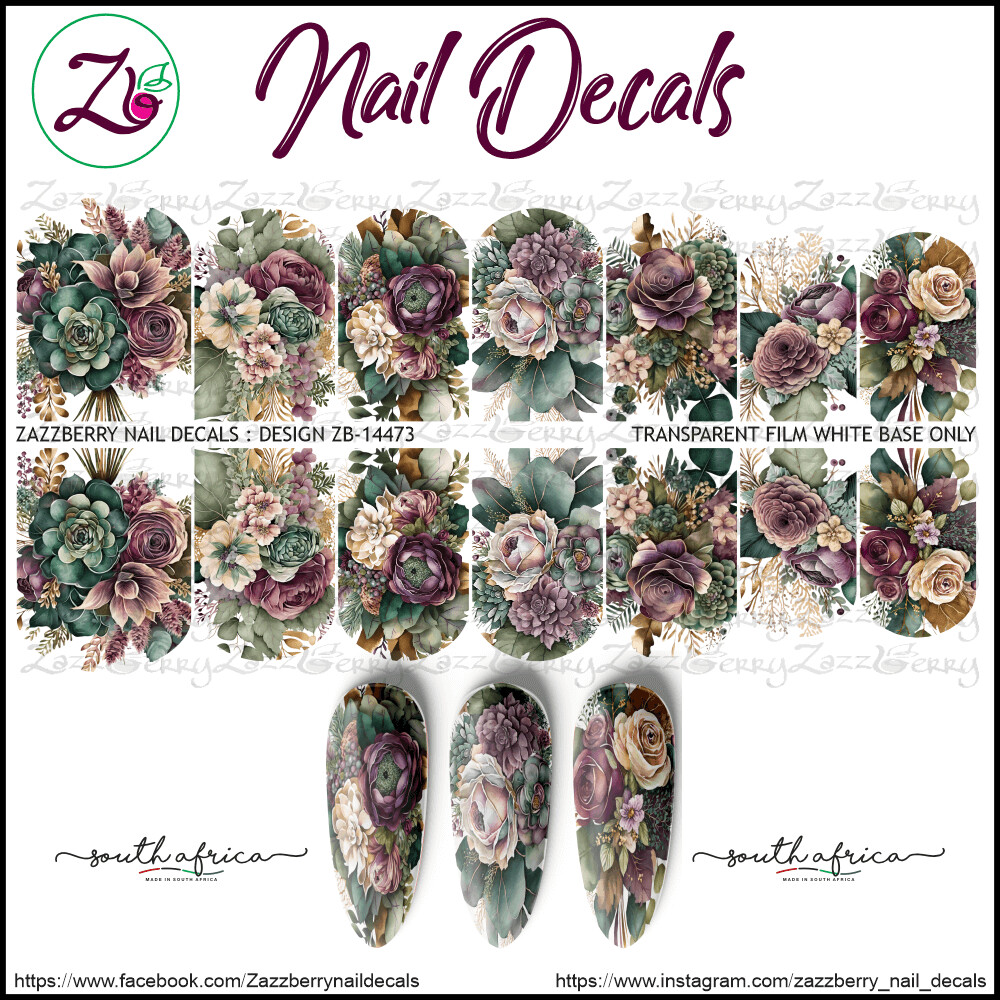 Mauve and Emerald Bouquets