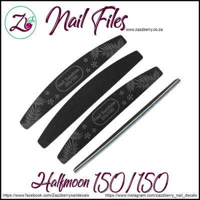 Halfmoon Nail File 150/150 Grit