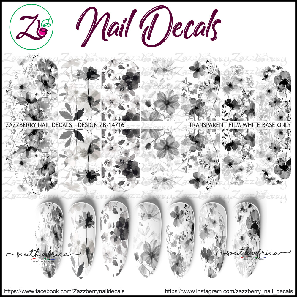 Elegant Monochrome Blooms