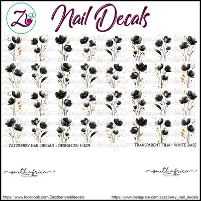 Noir Blossom Elegance