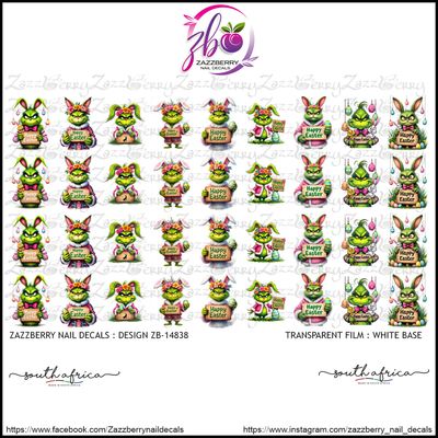 Happy Easter Grinch Bunny