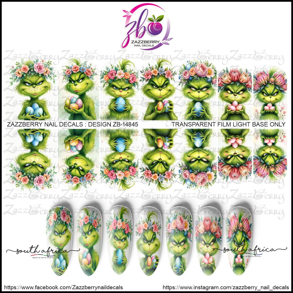 Grinchy Easter Charm