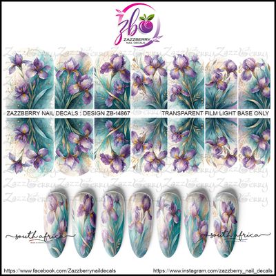 Purple Iris Elegance