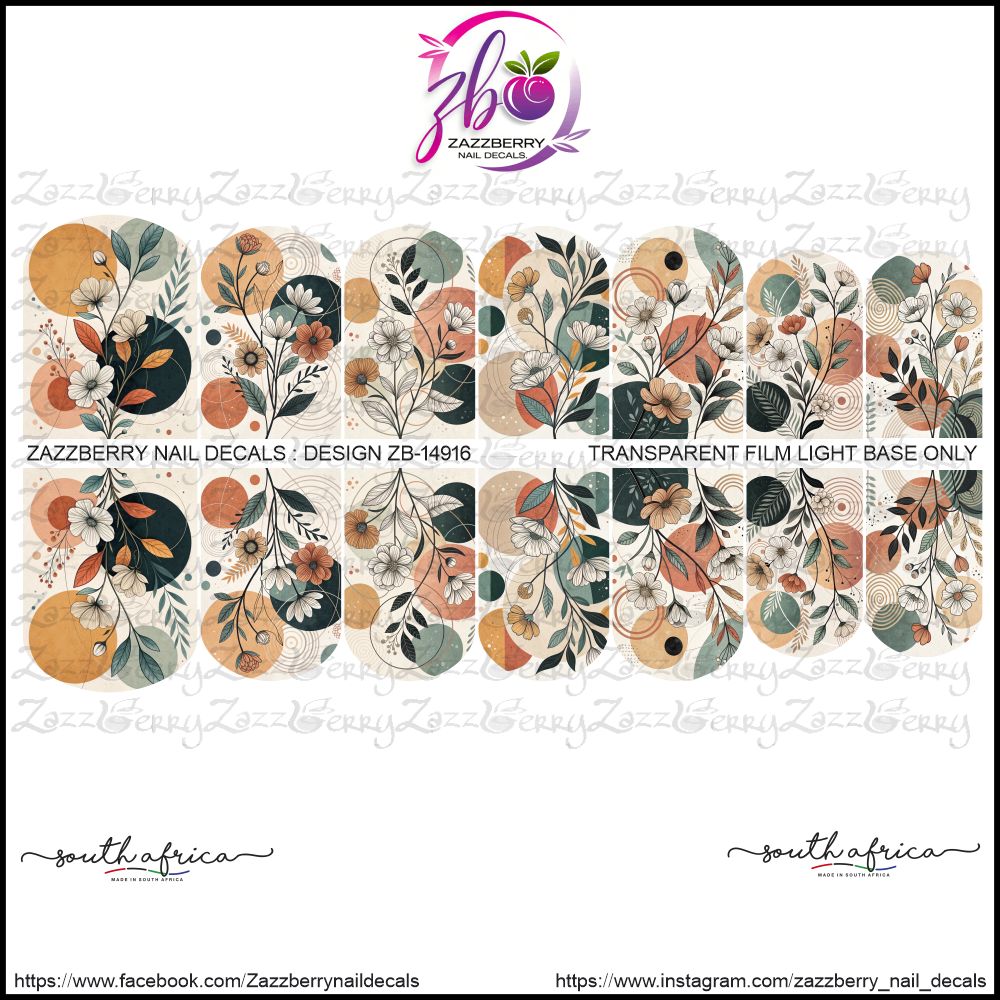 Boho Abstract Botanical