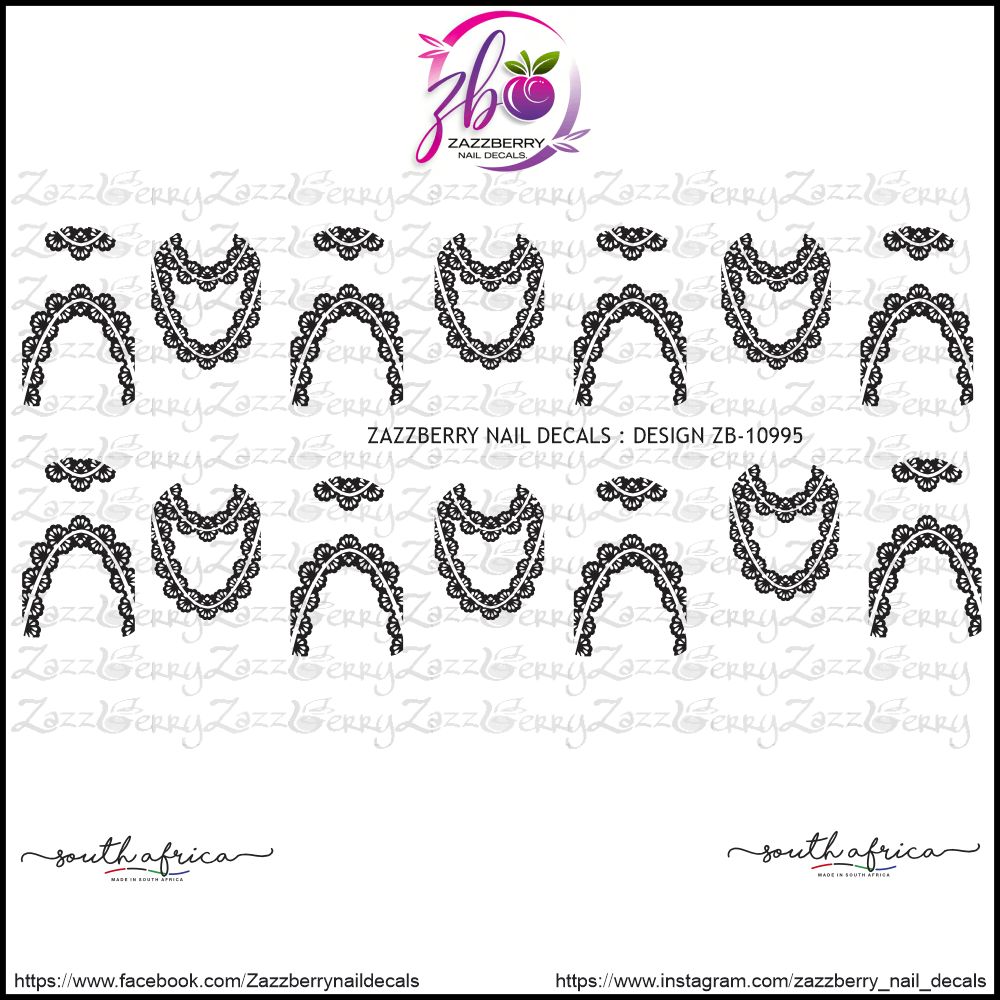 Minimalist Black Lace Crescent