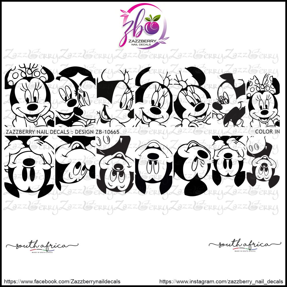 Mickey Mouse Color In