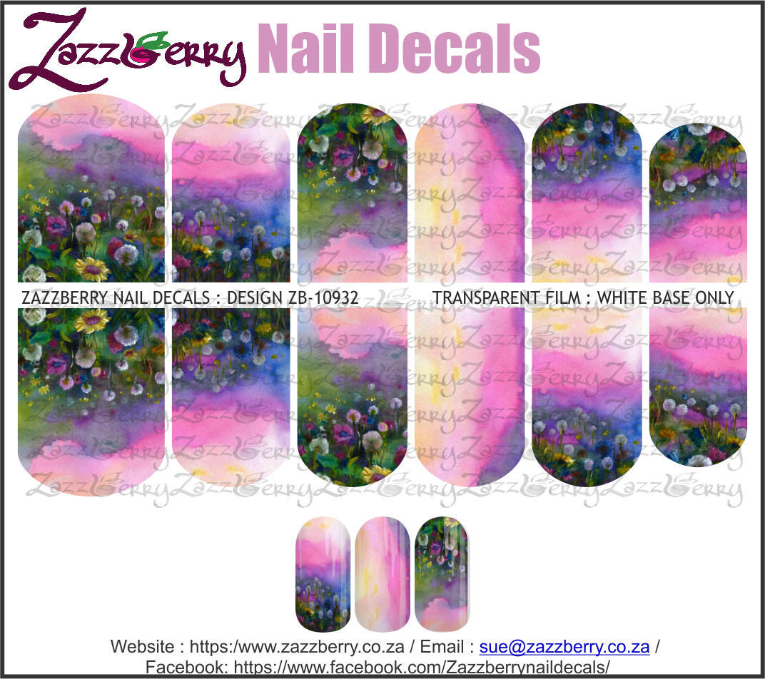 Meadow of Flowers Ombre Meadow of Flowers Ombre
