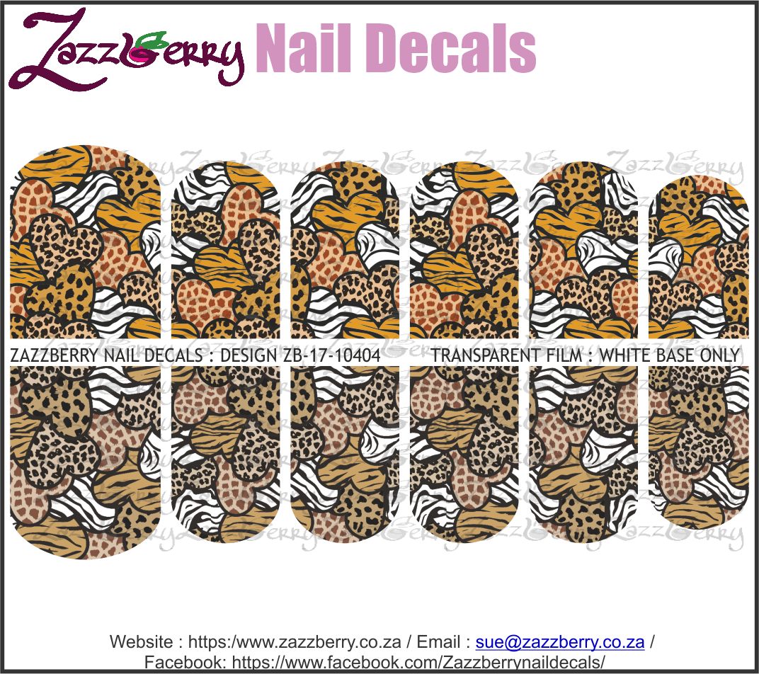 Animal Print Hearts Animal Print Hearts