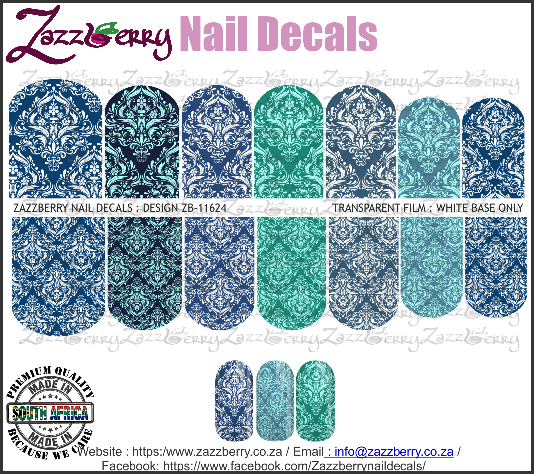 Aqua Damask Mix II Aqua Damask Mix II