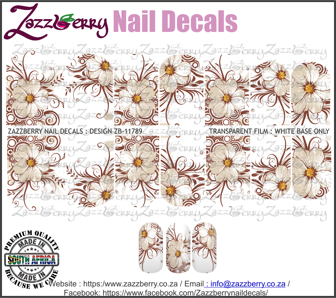 Hand Drawn Brown Flowers Hand Drawn Brown Flowers