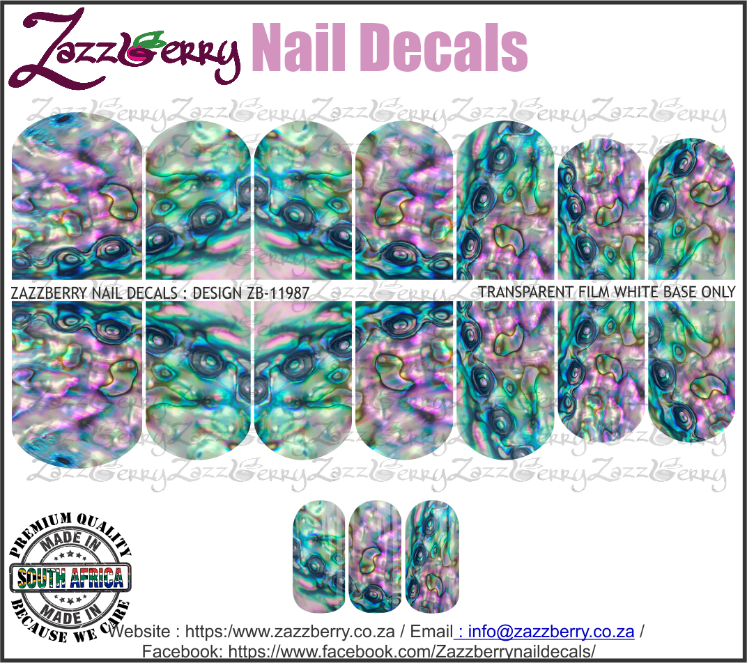Shell Effect Blues & Pinks Shell Effect Blues & Pinks