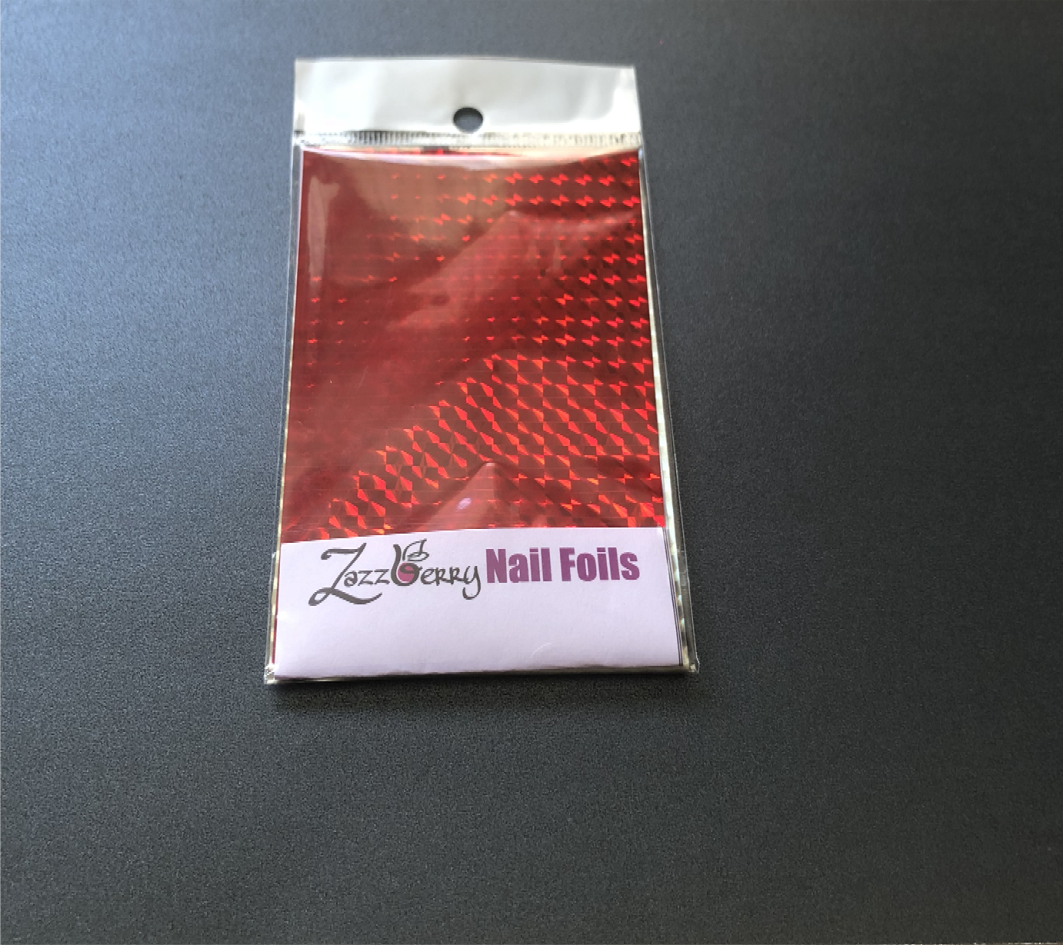 Red Holographic Foil