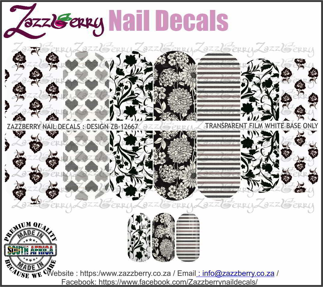 Black and White Floral Mix II Black and White Floral Mix II