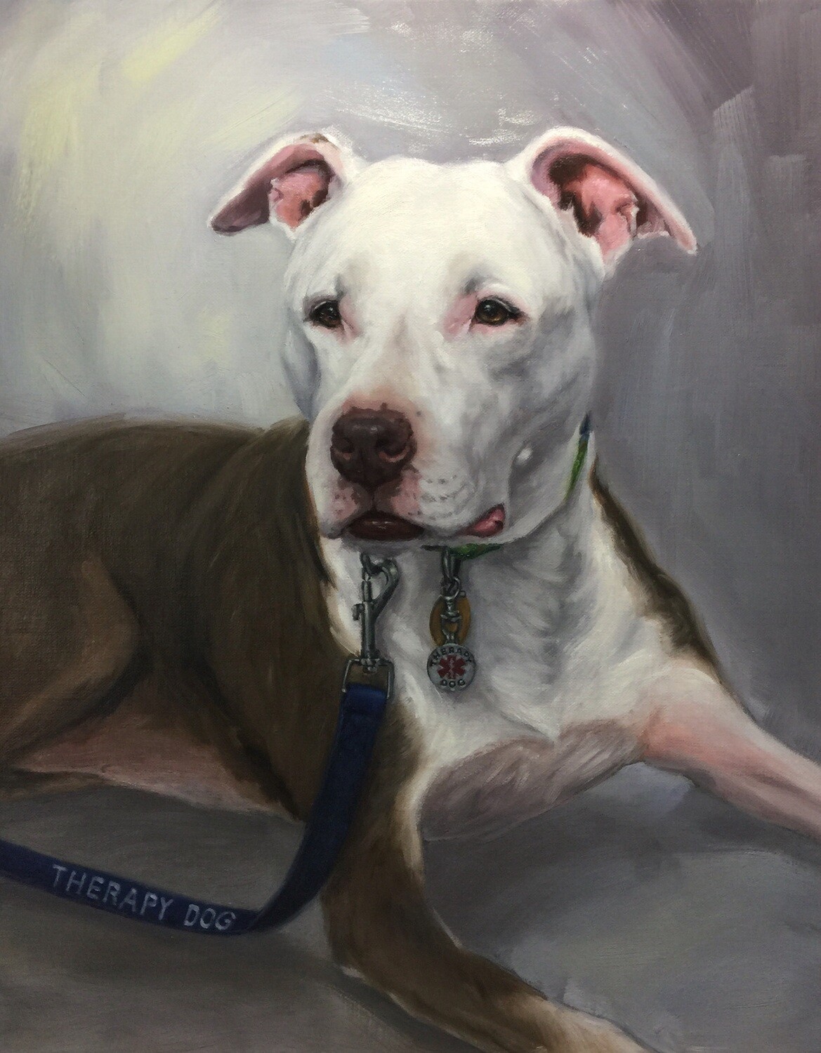 16x20 inch - Pet Custom Oil Portrait Painting from