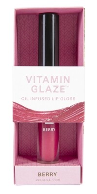 Vitamin Glaze™ Oil Infused Lip Gloss – Berry