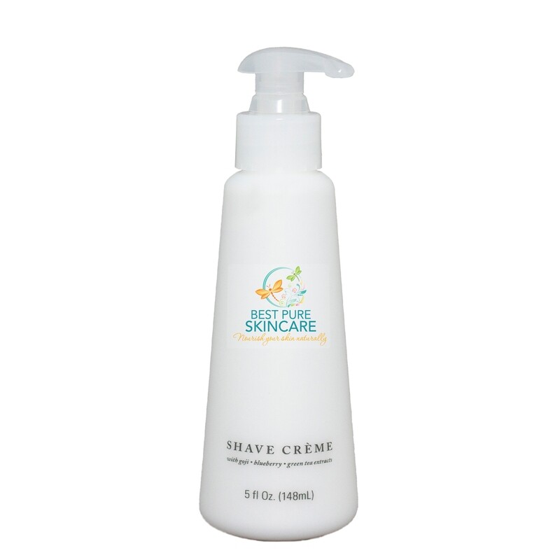 Shave Crème with Goji Blueberry and Green Tea Extracts