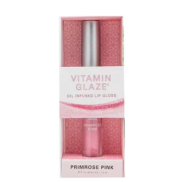 Vitamin Glaze™ Oil Infused Lip Gloss – Primrose Pink