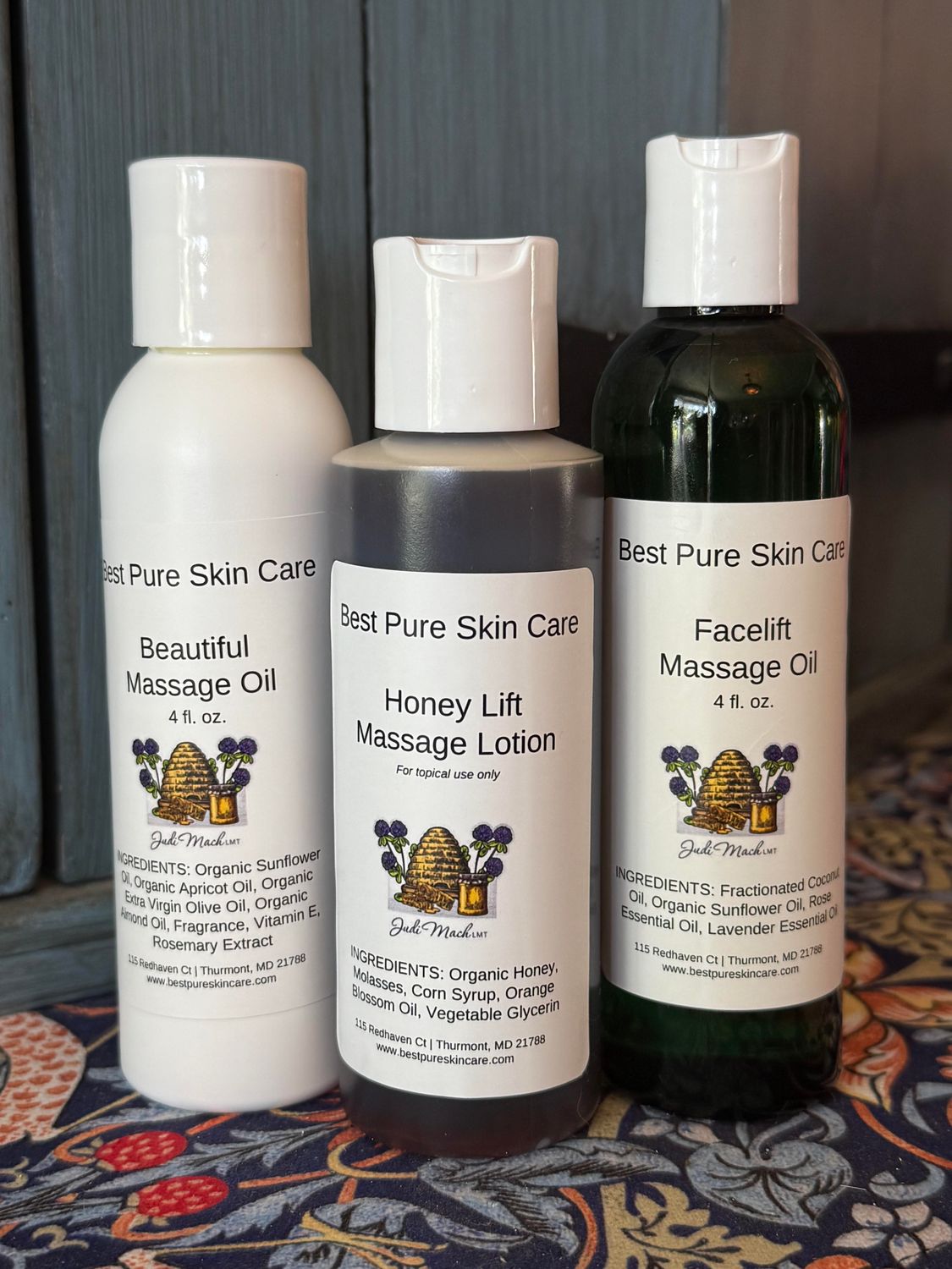 Honey Facelift Massage Protocol Set (4 oz. bottles)