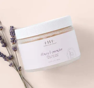 Honey Lavender Fine Sea Salt Body Polish Honey Lavender Fine Sea Salt Body Polish