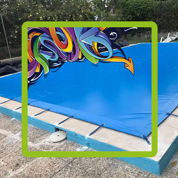 Toldo para piscina