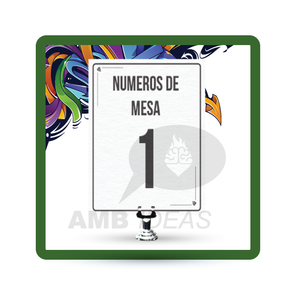 Números de mesa