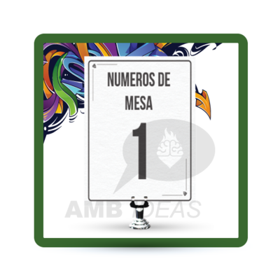 Números de mesa