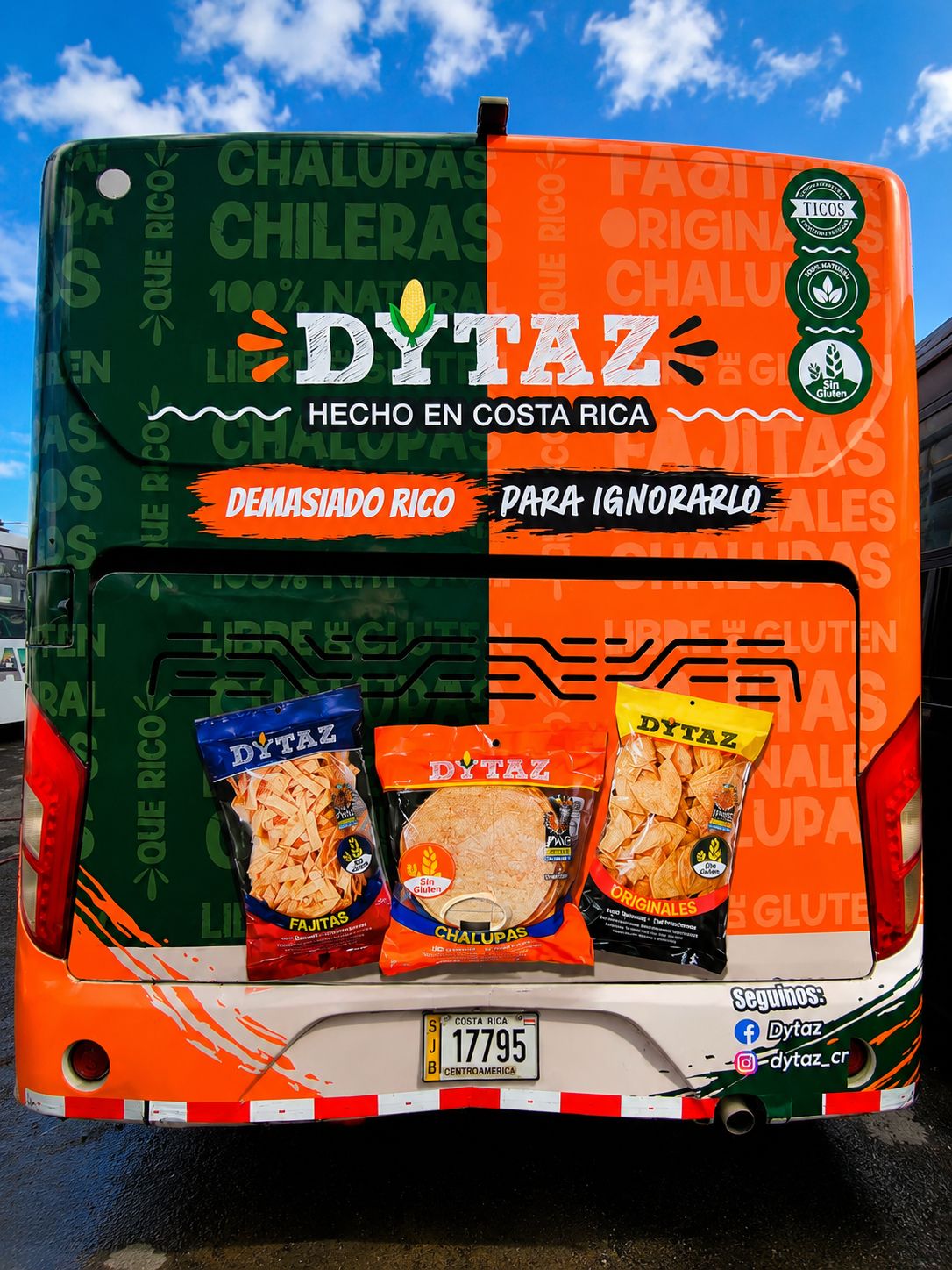 Trasera de bus