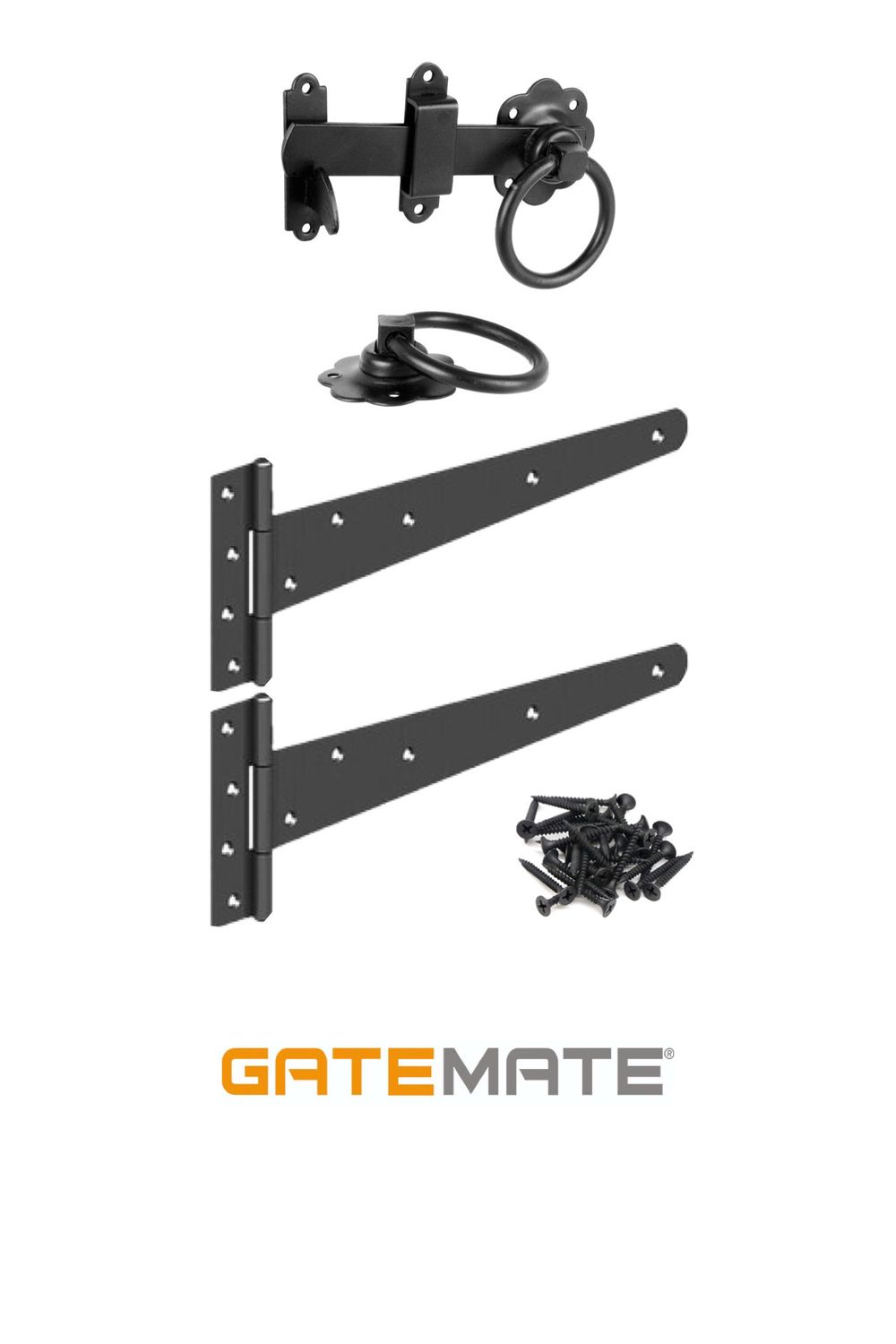 GATEMATE 16” T-Hinge + Ring latch Set
