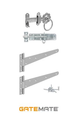 GATEMATE T-Hinge Ring Latch + Padbolt Gate Set