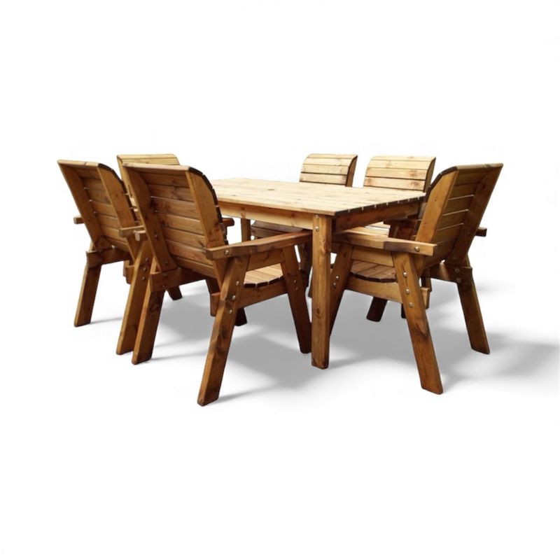 Six Seater Rectangular Table Set