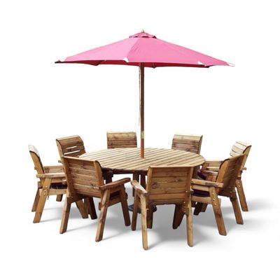 Eight Seater Circular Table Set