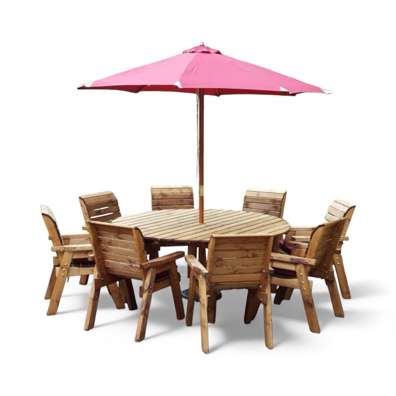 Eight Seater Circular Table Set
