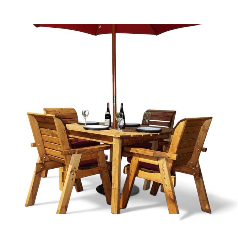 Four Seater Rectangular Table Set