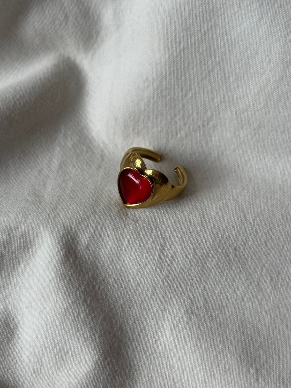 Anillo sello rojo