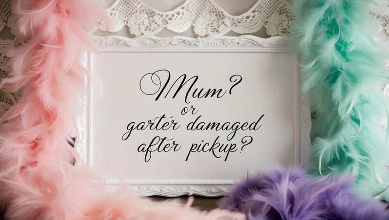 What if my mum or garter is damaged after pickup?