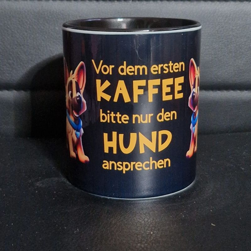 "Bitte den Hund ansprechen" Tasse