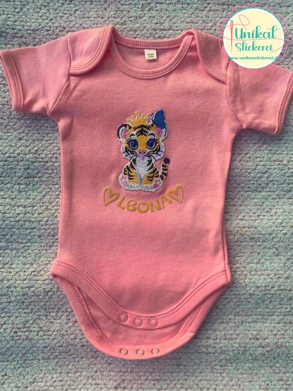 Babybody Personalisierte "Tiger"