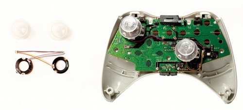 IntensaFIRE Illuminating Thumbsticks (Red &amp; Green) Xbox 360 Controller Mod Kit - New