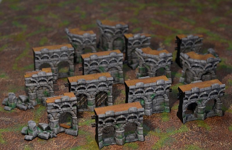 Muros altos modulares