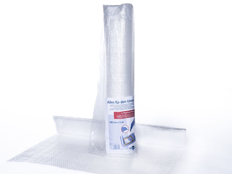 Luftpolsterfolie 80 cm breit - 5 Laufmeter