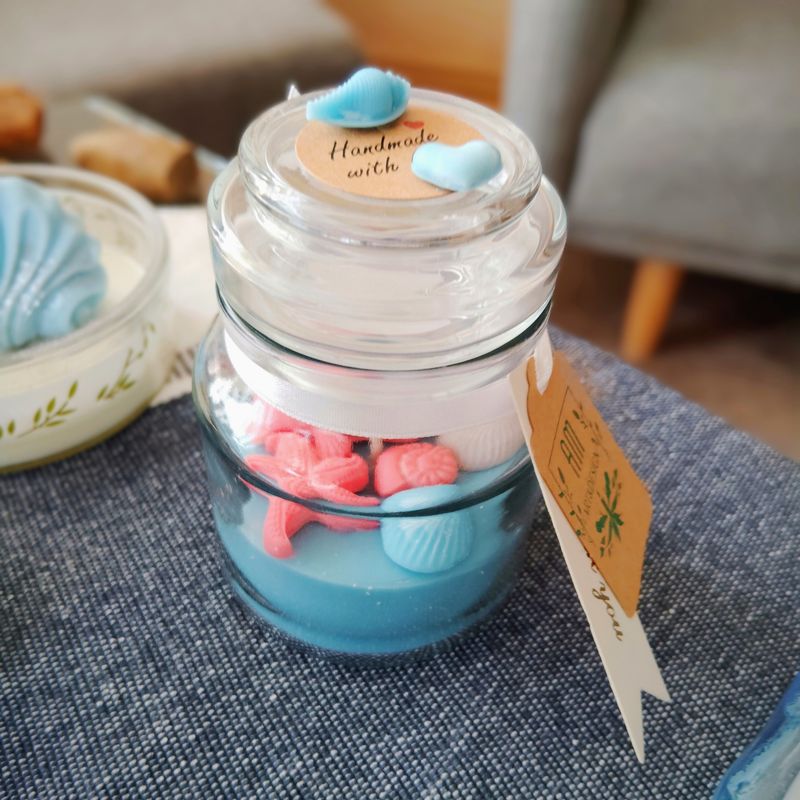 TALL SHELL CANDEL🕯️🐚