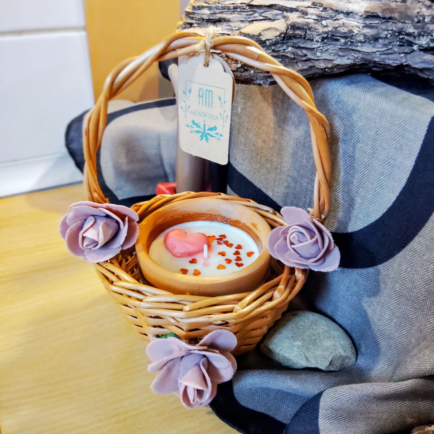 BLOOMING QUIETLY 🌸🧺🕯️