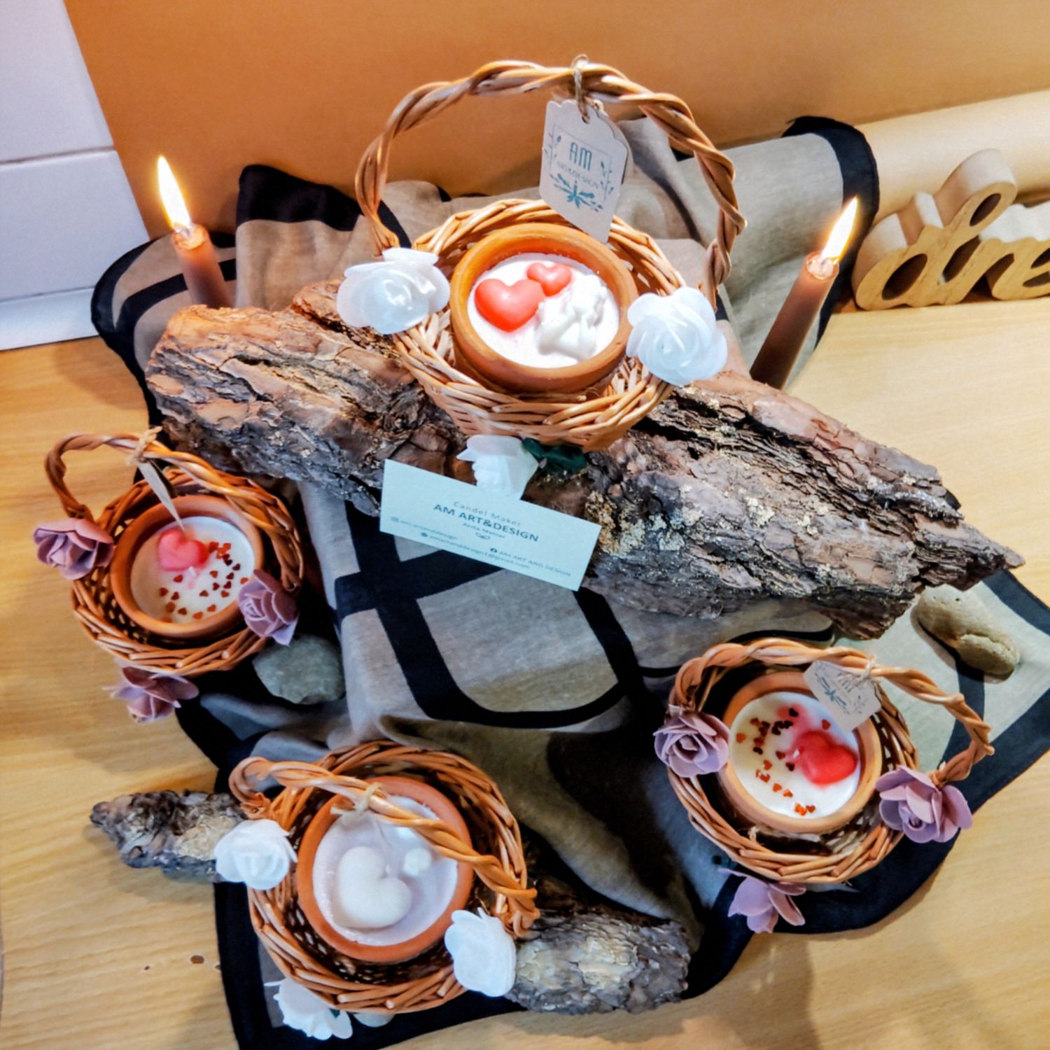 BLOOMING QUIETLY 🌸🧺🕯️