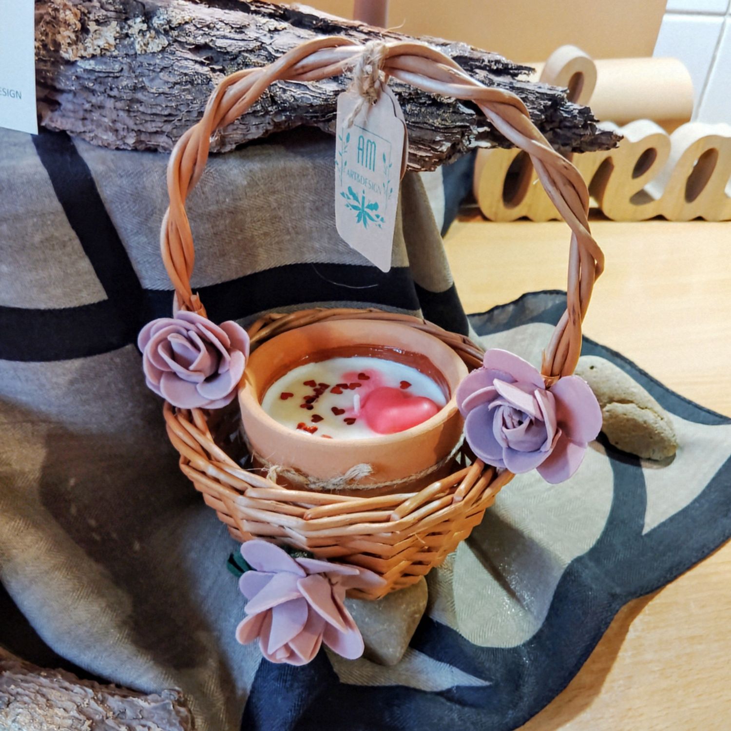 BLOOMING QUIETLY 🌸🧺🕯️