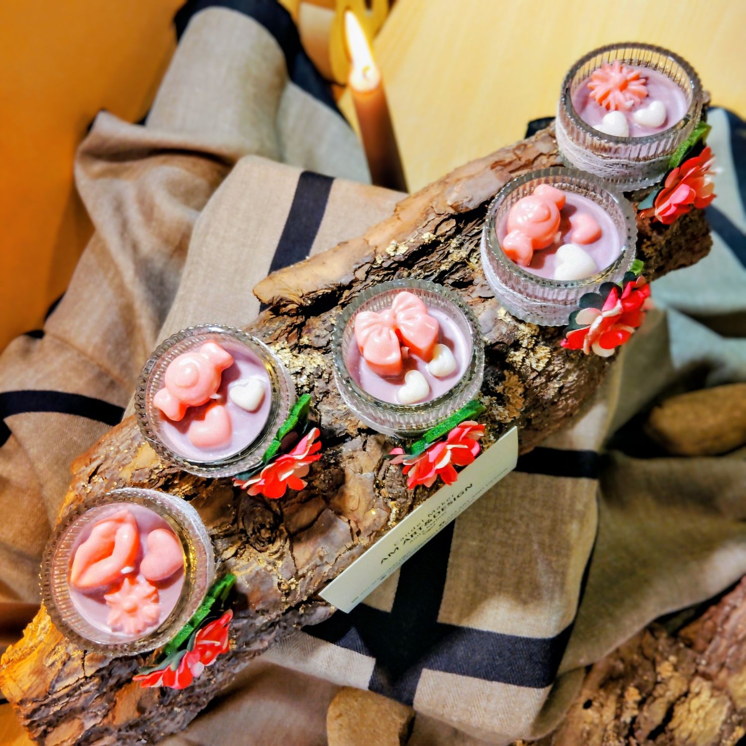 WILD FLOWER 🌺 mini candel 🕯️